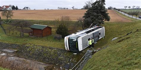 Germany School Bus Crashed Into Ditch Flipped Several Times Killing 2