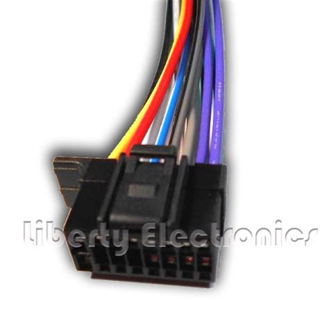 pin auto stereo wire harness plug  sony mex nbt player ebay