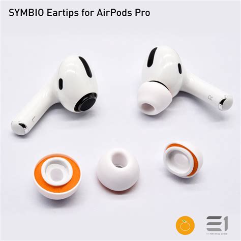 mandarines symbio hybrid eartips  airpods pro  pairs  personal audio singapore
