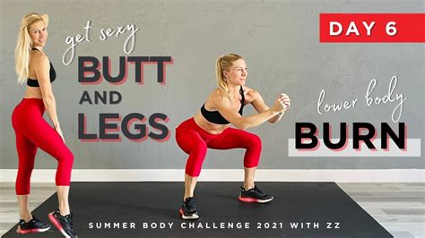 Intense Butt And Legs Workout No Equipment Ankle Weights Optional