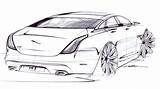 Jaguar Xj sketch template