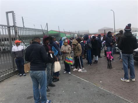 mitchells plain home affairs keeping people in cold and rain from 2am