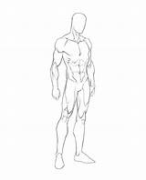 Male Template Drawing Body Outline Templates Man Model Sketch Figure Fashion Blank Human Superhero Anime Coloring Back Mannequin Reference Girl sketch template