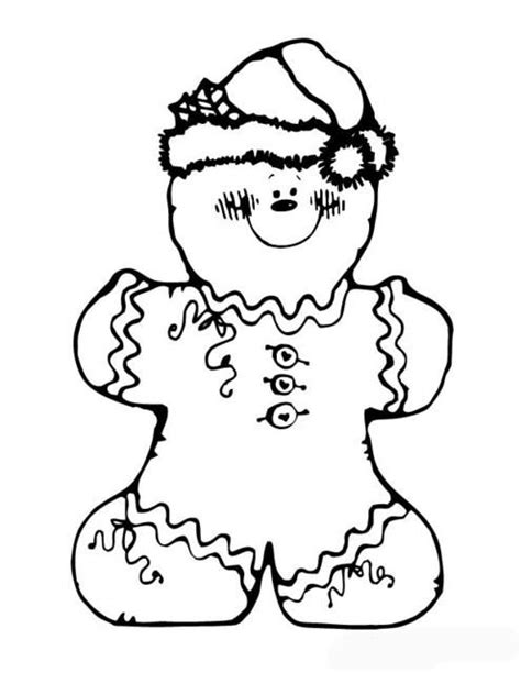 cute gingerbread man coloring pages printable enjoy coloring ideas