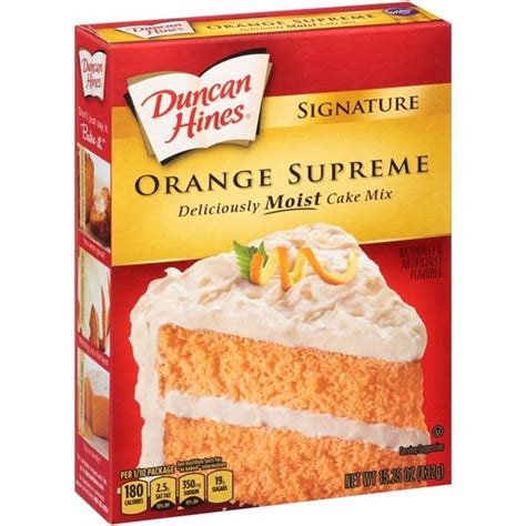 duncan hines signature cake mix orange supreme 15 2 oz shipt