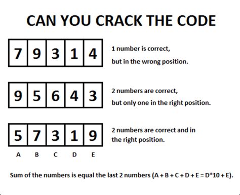 crack  code puzzle genius puzzles