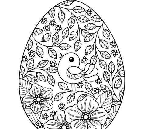 printable easter egg mandala coloring pages coloring  drawing