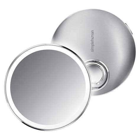 simplehuman compact sensor mirror brushed steel st3025 costco uk