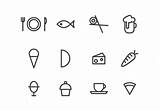 Food Vector Icon Icons Delivery Vecteezy Edit Man sketch template