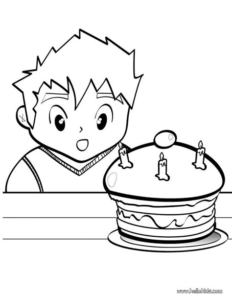 birthday cake coloring pages hellokidscom