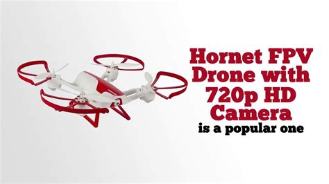 hornet fpv drone  p hd camera review youtube