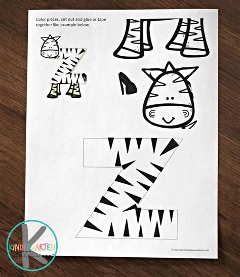 letter  zebra craft template  letter  zebra craft template tips
