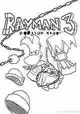 Rayman Chains Xcolorings 500px sketch template