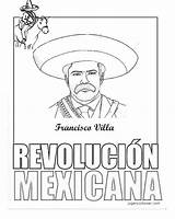 Revolucion Mexicana Pintar Revolución Pancho Madero sketch template