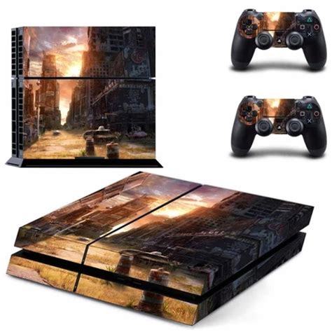 destroyed city ps skin ps skins console wraps console skins world   ps skins