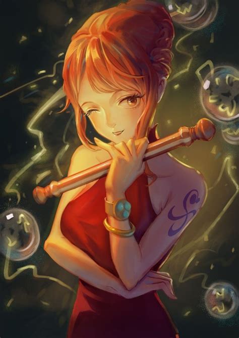Pin De Ngọc Anh Em One Piece Anime Artistas Nami Swan