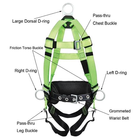 full body safety harness  lanyardshock absorber double hook  sale buy safety belt