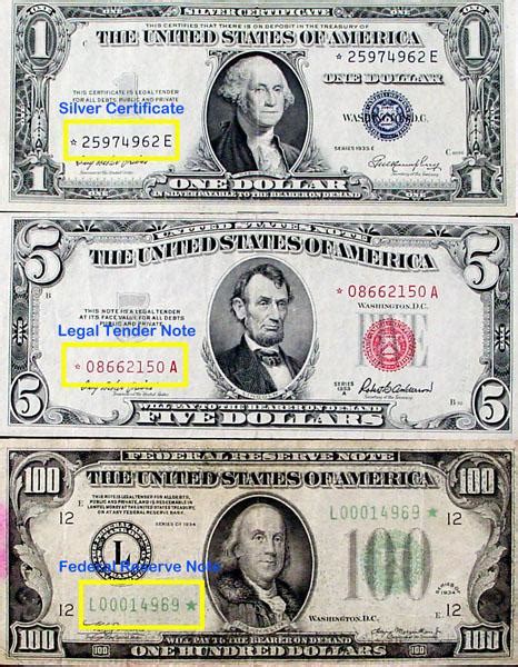 currency  modern currency star notes page