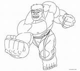 Pages Hulk Coloring Getcolorings sketch template