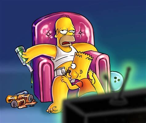 1458583 Bart Simpson Homer Simpson The Simpsons  In