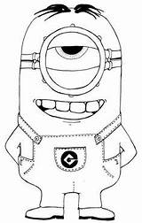Coloring Minions Pages Minion Printable Template Stuart Google Kids Despicable Search Books Stencil Animation Movies Colouring Malvorlagen Drawing Halloween Draw sketch template