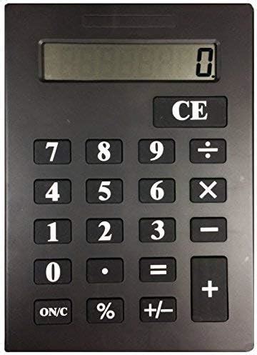 amazoncom  huge jumbo calculator  oversize display black office products
