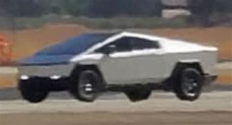 tesla cybertruck inches closer  production  prototype spotted