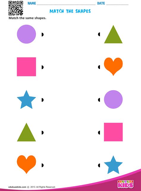 printable shapes worksheets