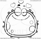 Cell Blood Cartoon Coloring Infatuated Clipart Outlined Vector Cory Thoman Royalty sketch template