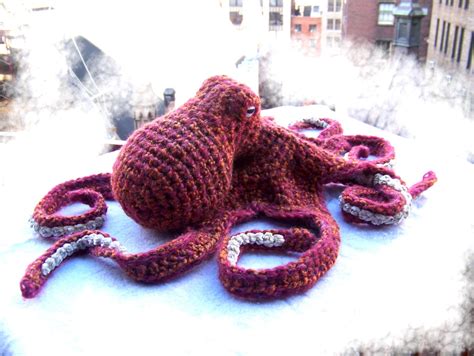 crochet pattern realistic octopus amigurumi pattern etsy