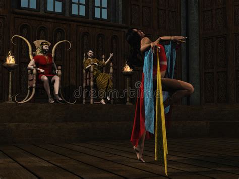 Salome Dances For Herod Stock Illustration Illustration