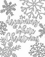 Coloring Christmas Pages Printable Adult Adults Print Sheets Kids Color Printables Book Merry Colorings Ourhandcraftedlife Quote Dreaming Bright Books Im sketch template