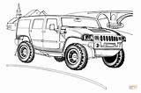 Hummer Coloring H2 Pages Supercoloring Car Cars Color Printable Drawing Truck Categories sketch template