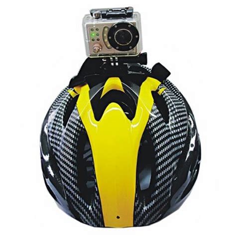 supporto fascia da casco bici  gopro hd hero nilox action cam black