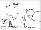 Landform Geography Landforms Desert sketch template