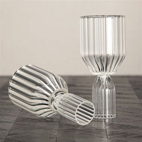Margot White Wine Goblet Glass Ceramic Wine Goblets Goblet