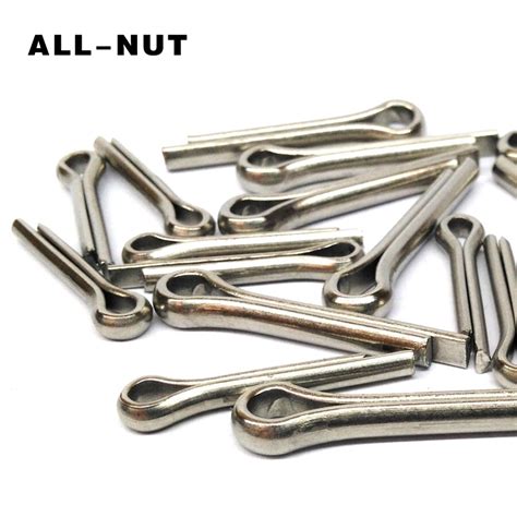 cotter pin mm mm  stainless steel fasteners lock pins