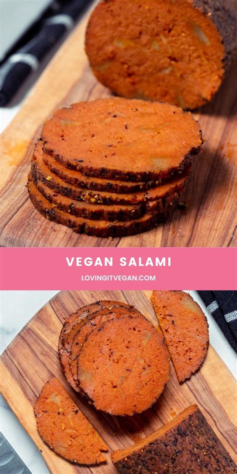 vegan salami    vital wheat gluten    amazing taste  texture