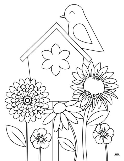 printable coloring pages  flowers