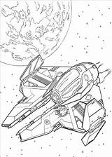 Wars Star Coloring Pages Ship Colorir Nave Para sketch template