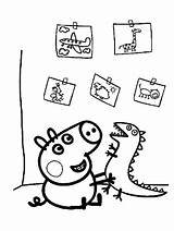 Peppa Pig Coloring Cartoons Pages Kb sketch template