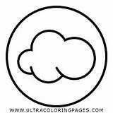 Nuvem Nube Coloring Cloudy Wolke Ultracoloringpages Nuvens Nb04 Bewölkt sketch template