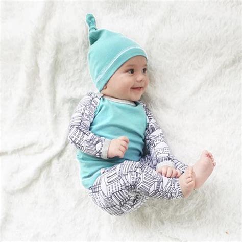 pcs newborn clothes baby boy set outfits infant suits long sleeve top