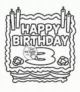 Birthday Happy Coloring Pages 3rd Drawing Card Kids Wuppsy Funny Boys Printable Getdrawings sketch template