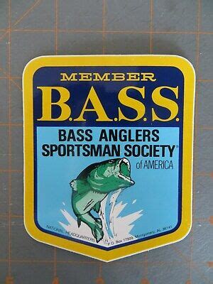 bass member sticker  logo       ebay