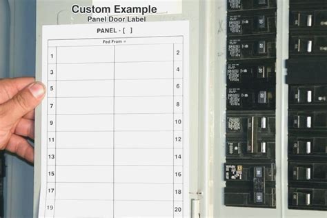 printable breaker panel labels
