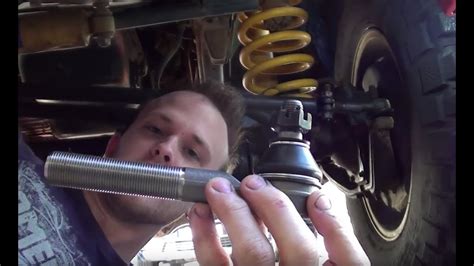 replace  tie rod endtrack rod    check  ball joint youtube