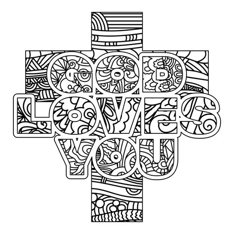 god loves  coloring coloring pages