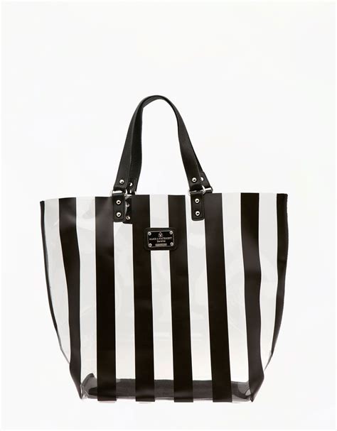 idr bershka indonesia vinyl striped shopper bag shopper bag bags shopping bag