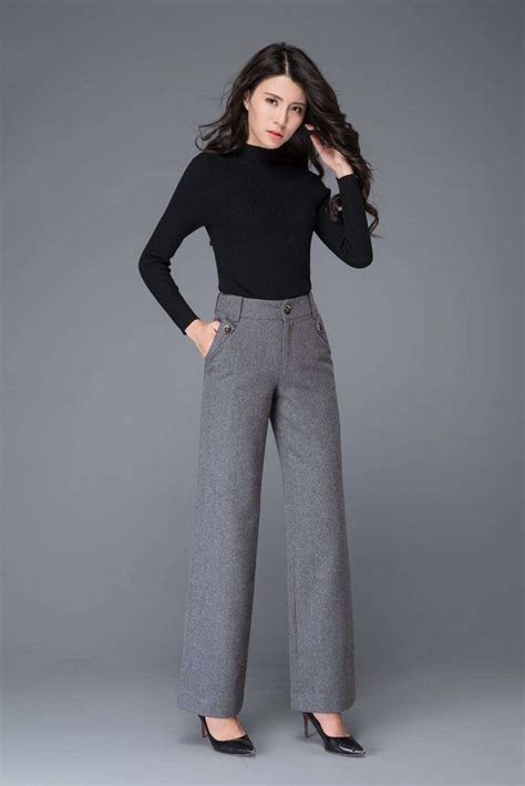 2019 Formal OL Women Pants High Waist Belt Suit Pants
